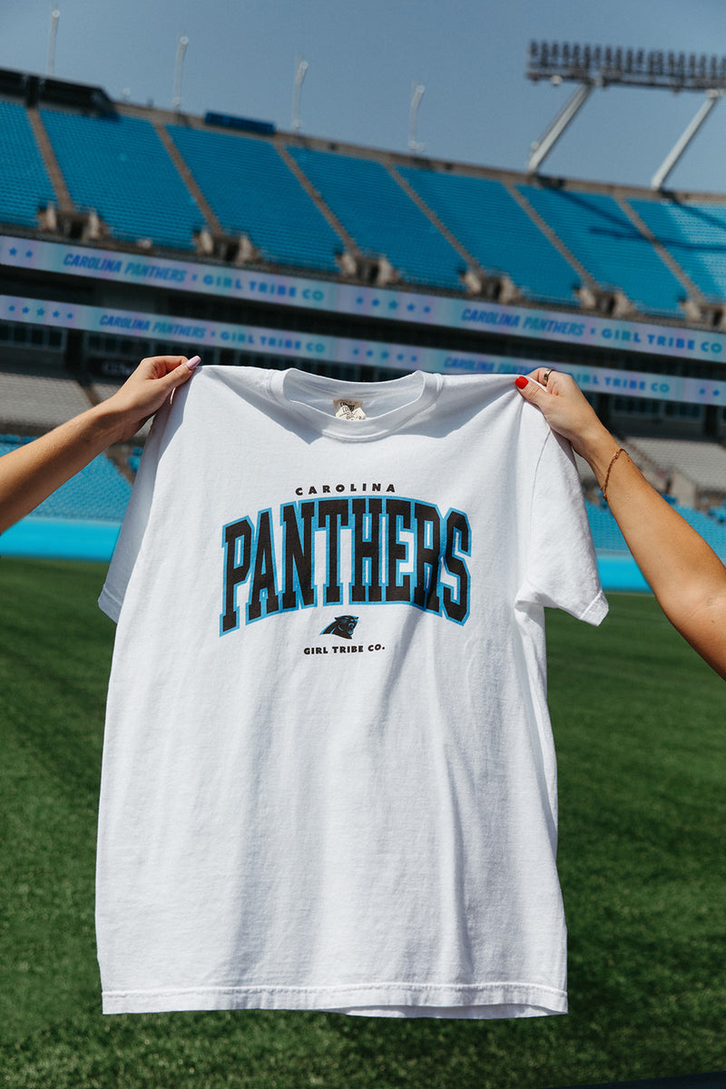 Carolina Panthers Block Tee Girl Tribe Co