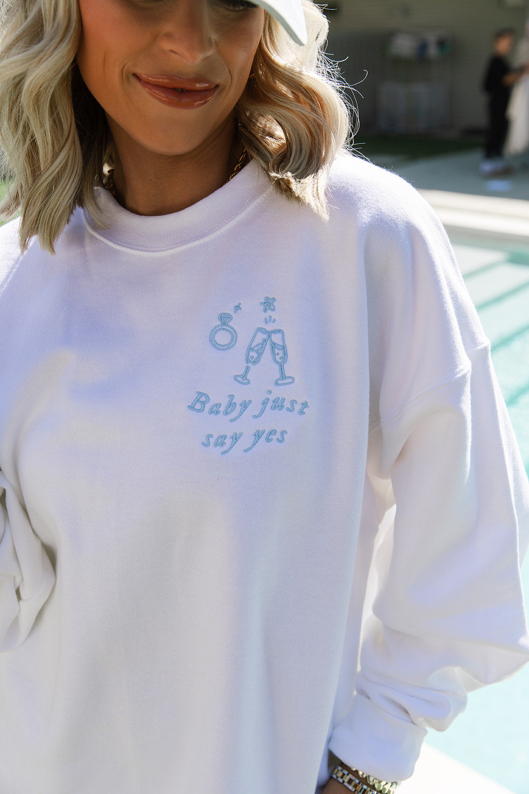 Baby Just Say Yes Sweatshirt – Girl Tribe Co.