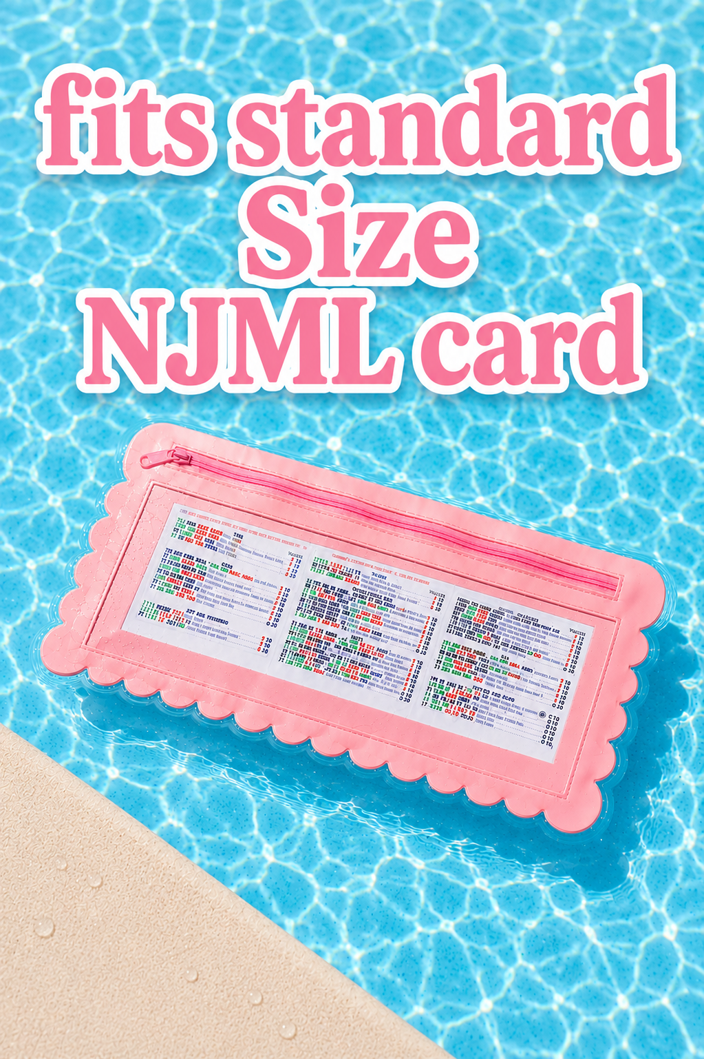 mahjong card sleeve Splash-Proof Mahjong Card Holder for Pool Mahjong