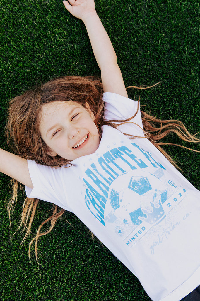 Charlotte FC x Girl Tribe Co Youth Vintage Charlotte FC Tee