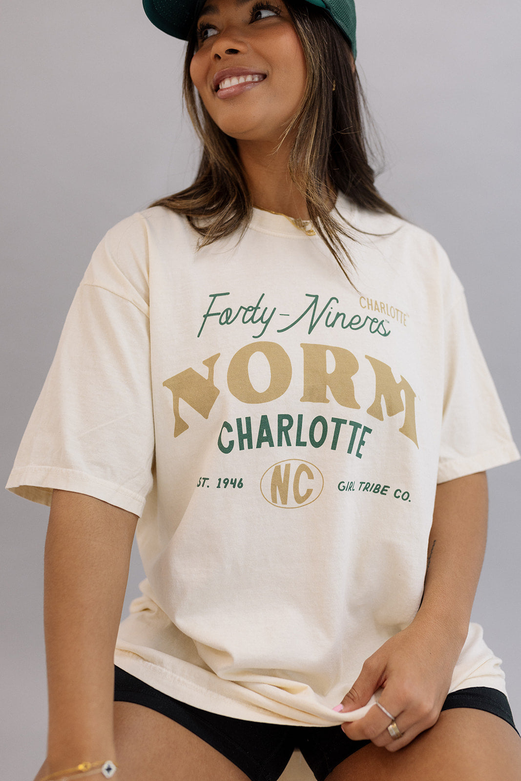University of North Carolina at Charlotte: Vintage Norm Tee – Girl