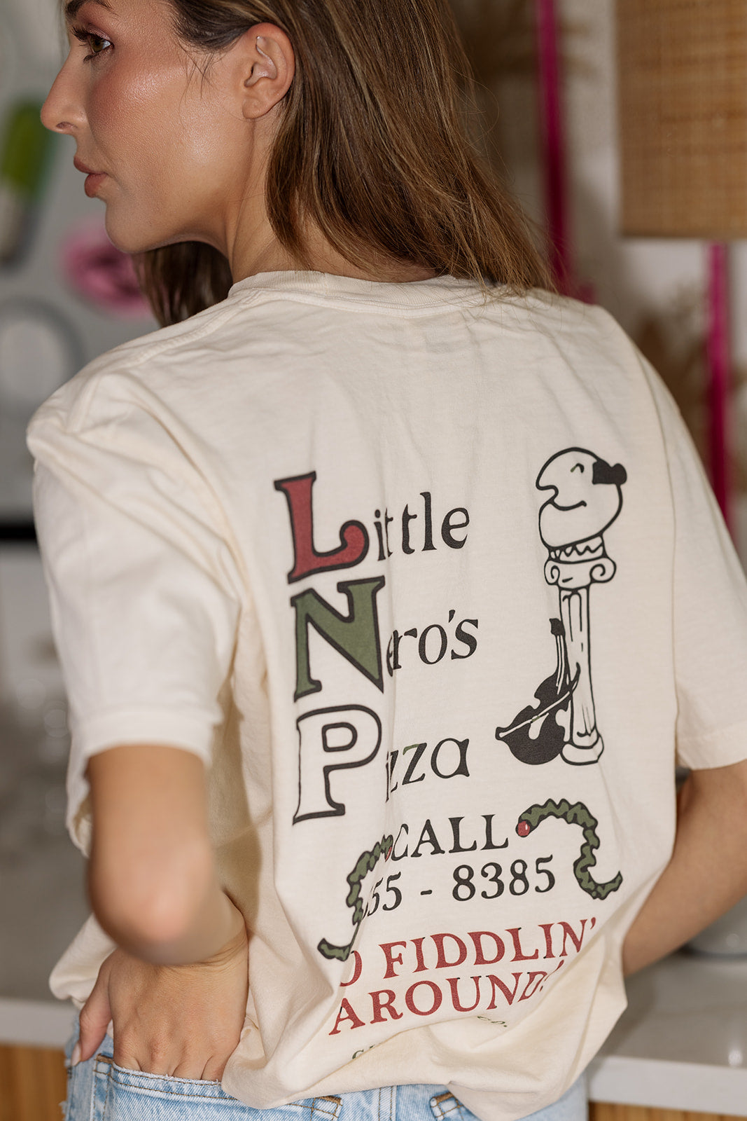 Little Nero's Pizza Tee - Girl Tribe Co.