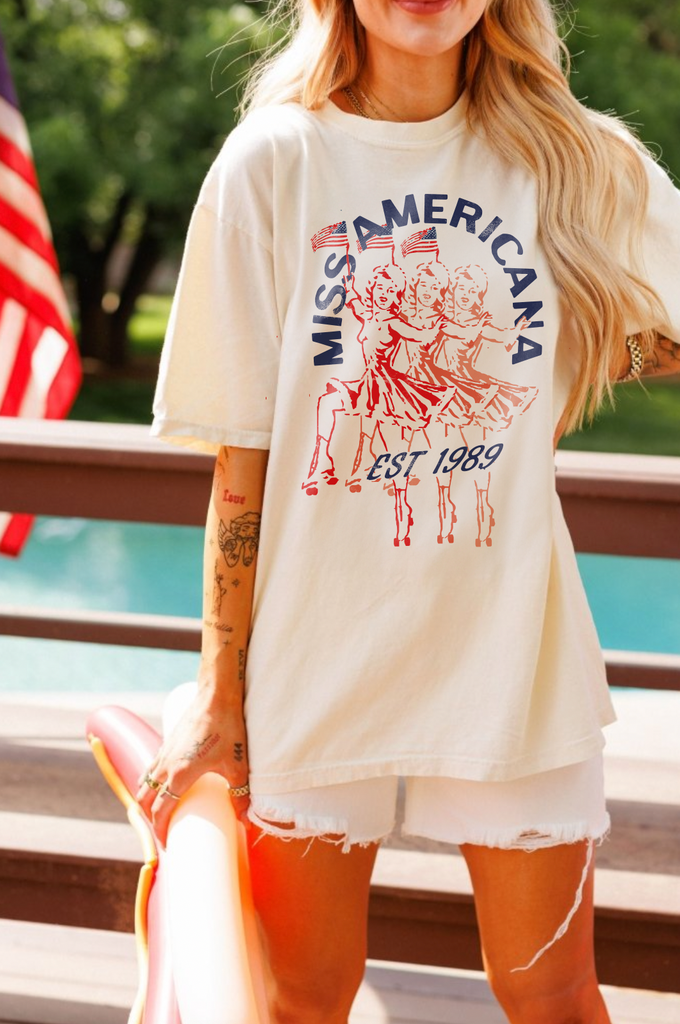 Girl Tribe Co. Made in America July 4th Collection - Miss Americana 1989 Tee
