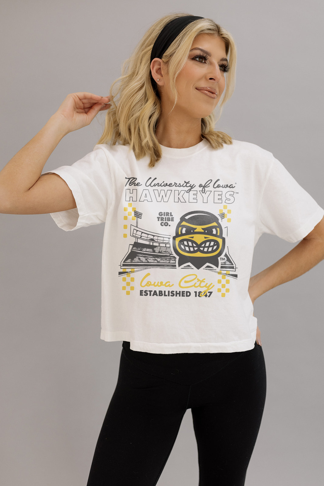 Waukee Iowa City Map Founded 1878 University of Iowa Color Palette Canvas  Print T-Shirt, image size:1067x1600