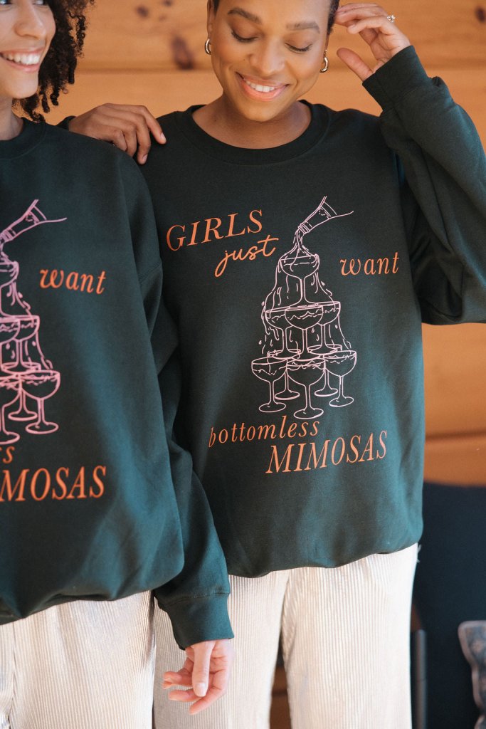 Bottomless Mimosas Sweatshirt - Girl Tribe Co.