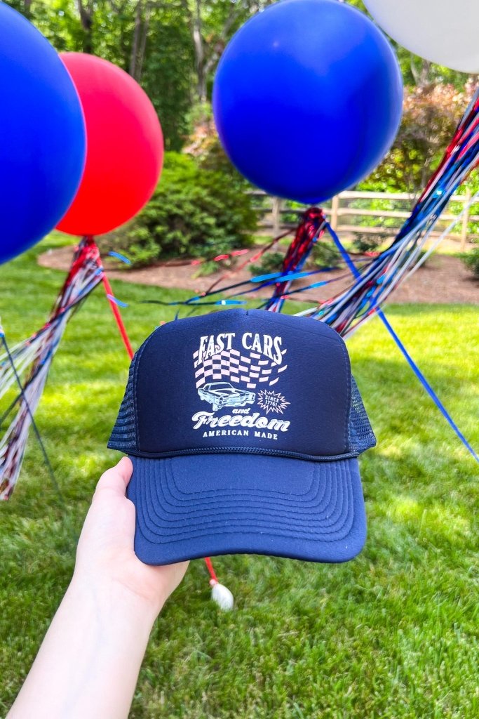 Fast Cars Trucker Hat Girl Tribe Co.