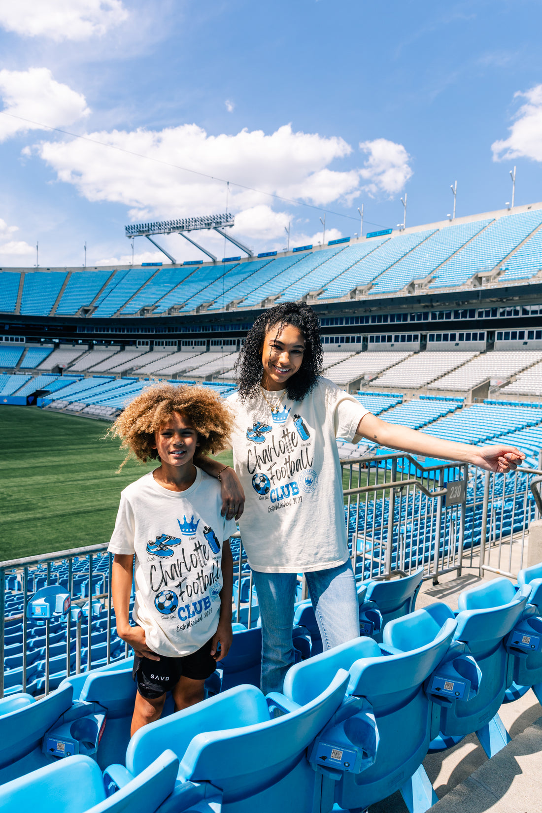 Charlotte Football Club Icon Doodle Youth Tee 2026