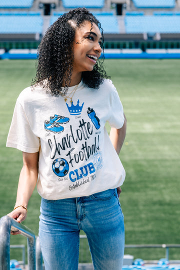 Charlotte FC x Girl Tribe Icon Doodle Tee 2026