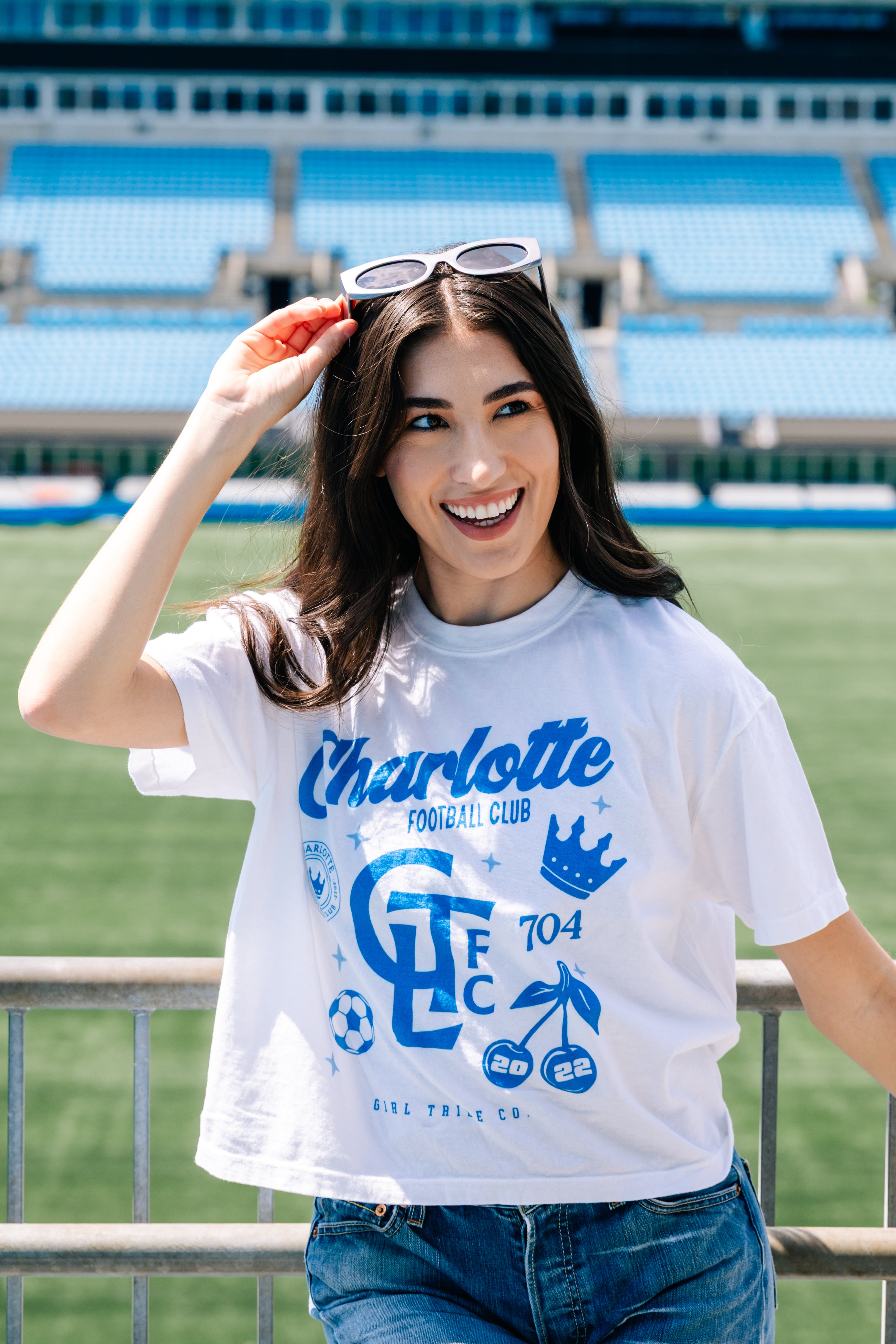 Charlotte Football Club Crop Tee 2026