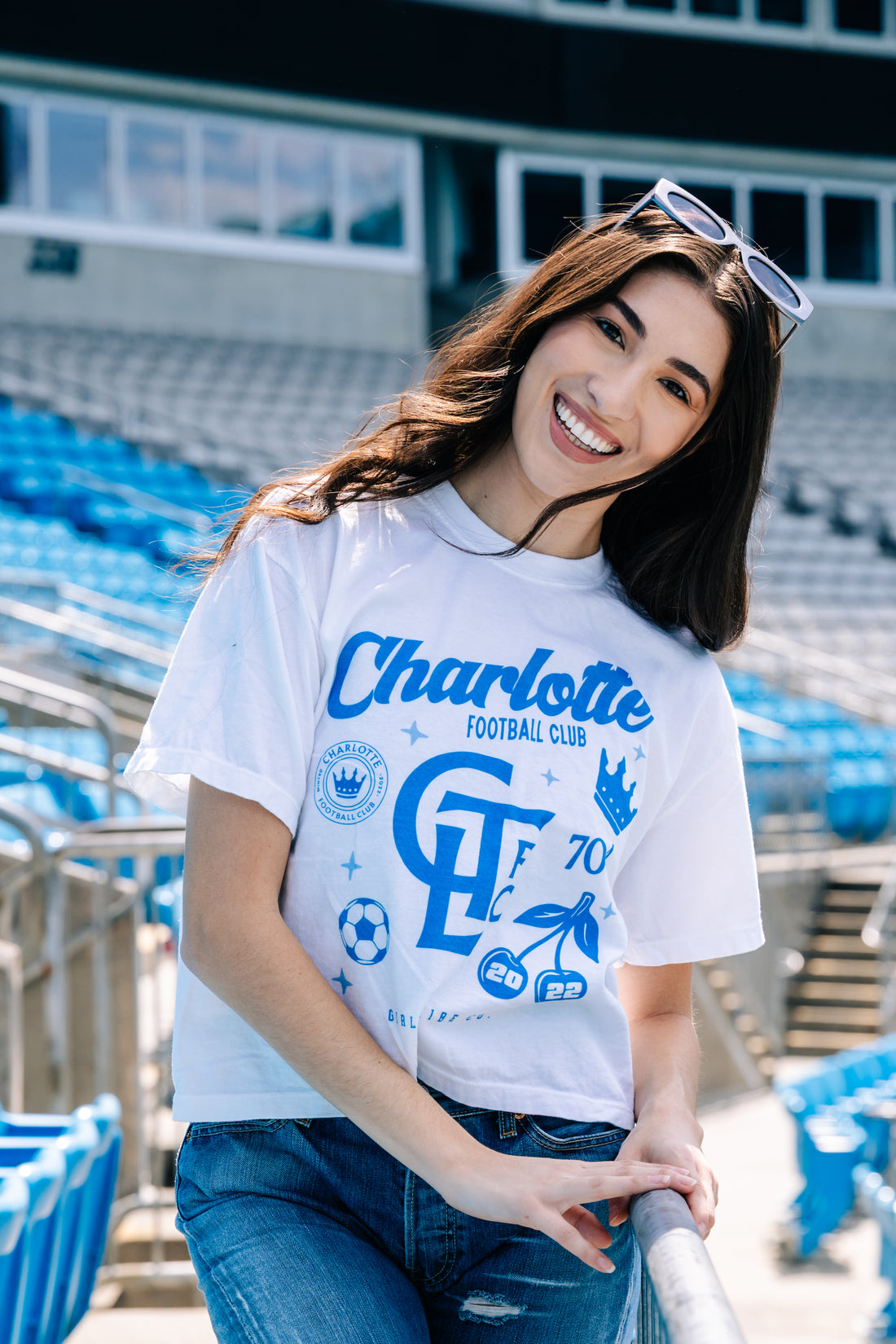 Charlotte Football Club Crop Tee 2026