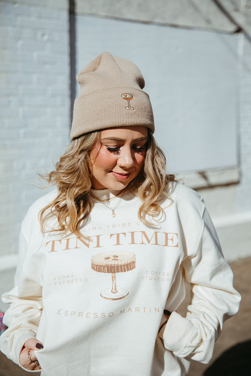 Tini Time Sweatshirt in Ivory