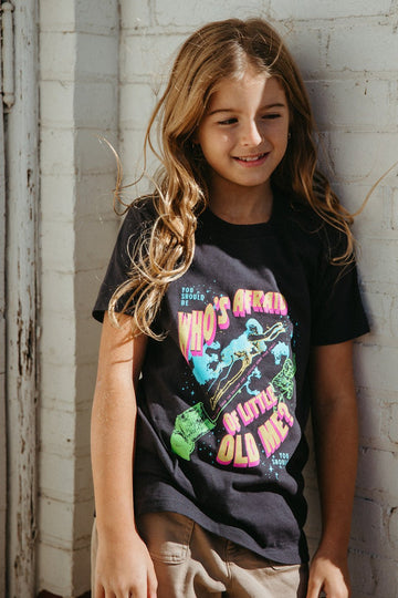 Youth Who's Afraid Of Little Old Me Tee in Pepper