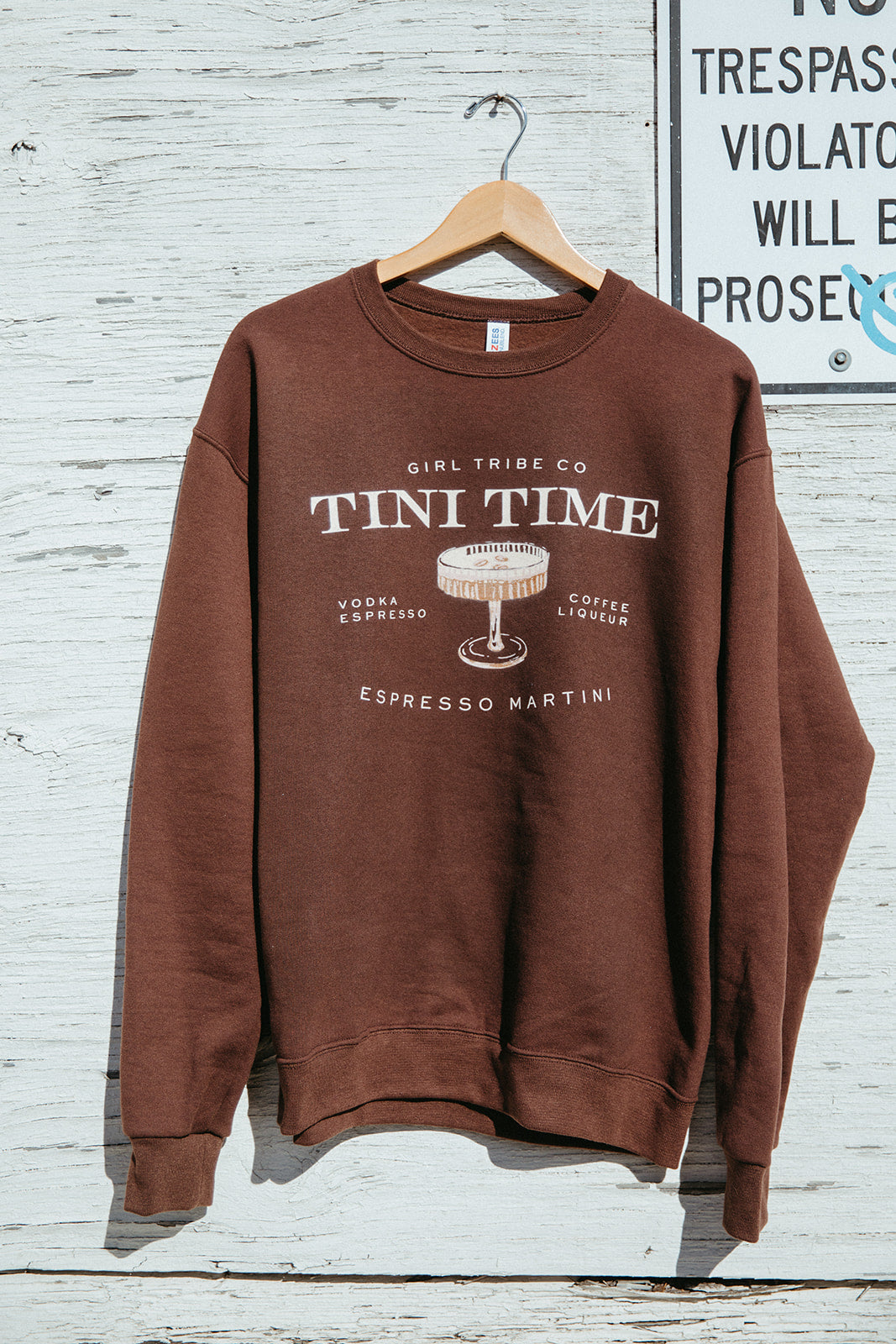 Tini Time Sweatshirt In Chocolate – Girl Tribe Co.