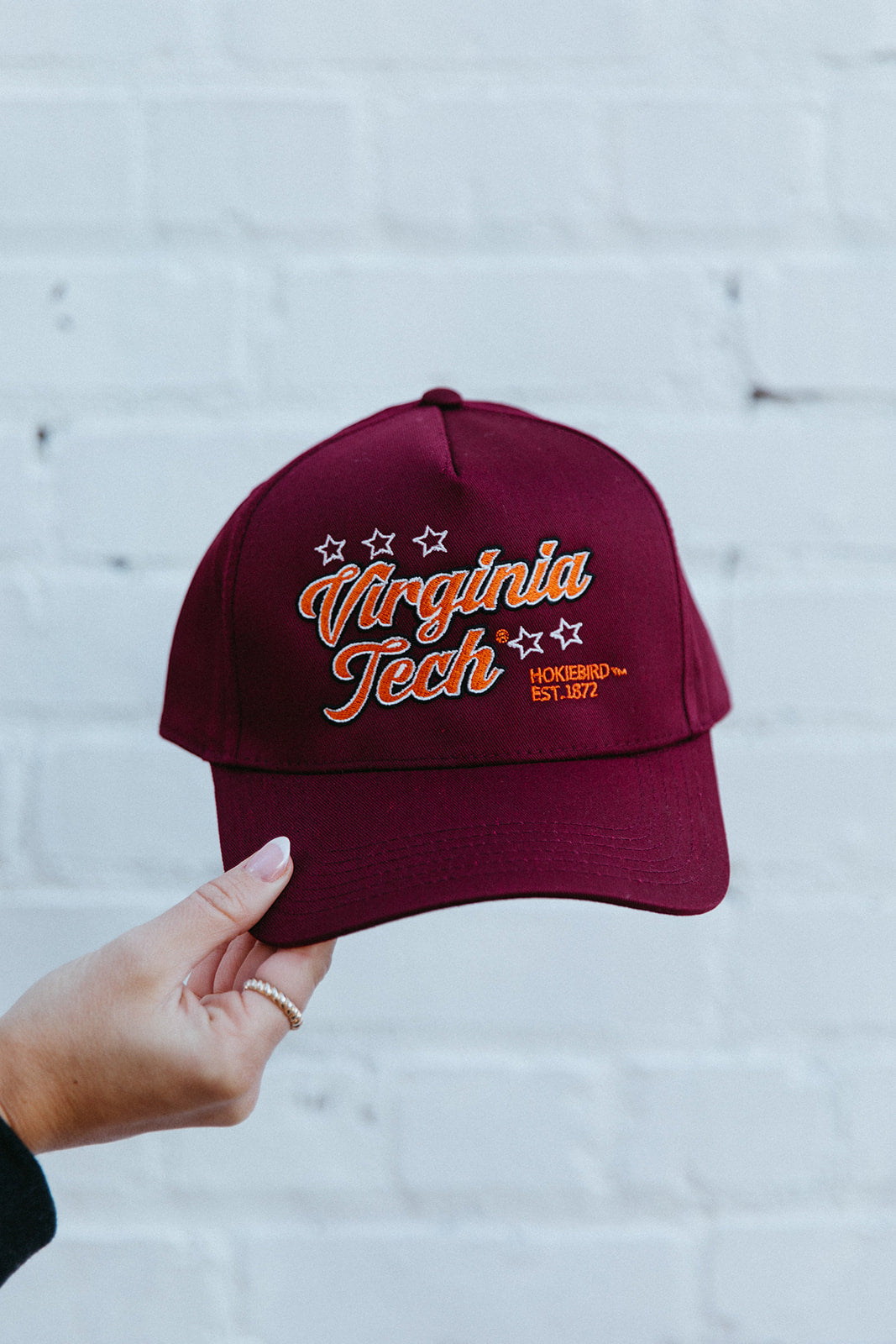 Virginia Tech Go Virginia Tech Hat in Maroon
