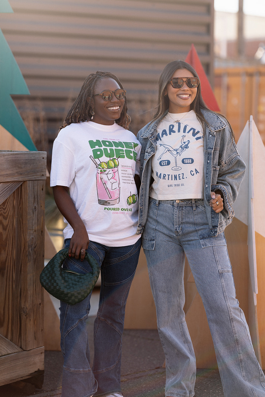 Martini Glass Boxy Tee