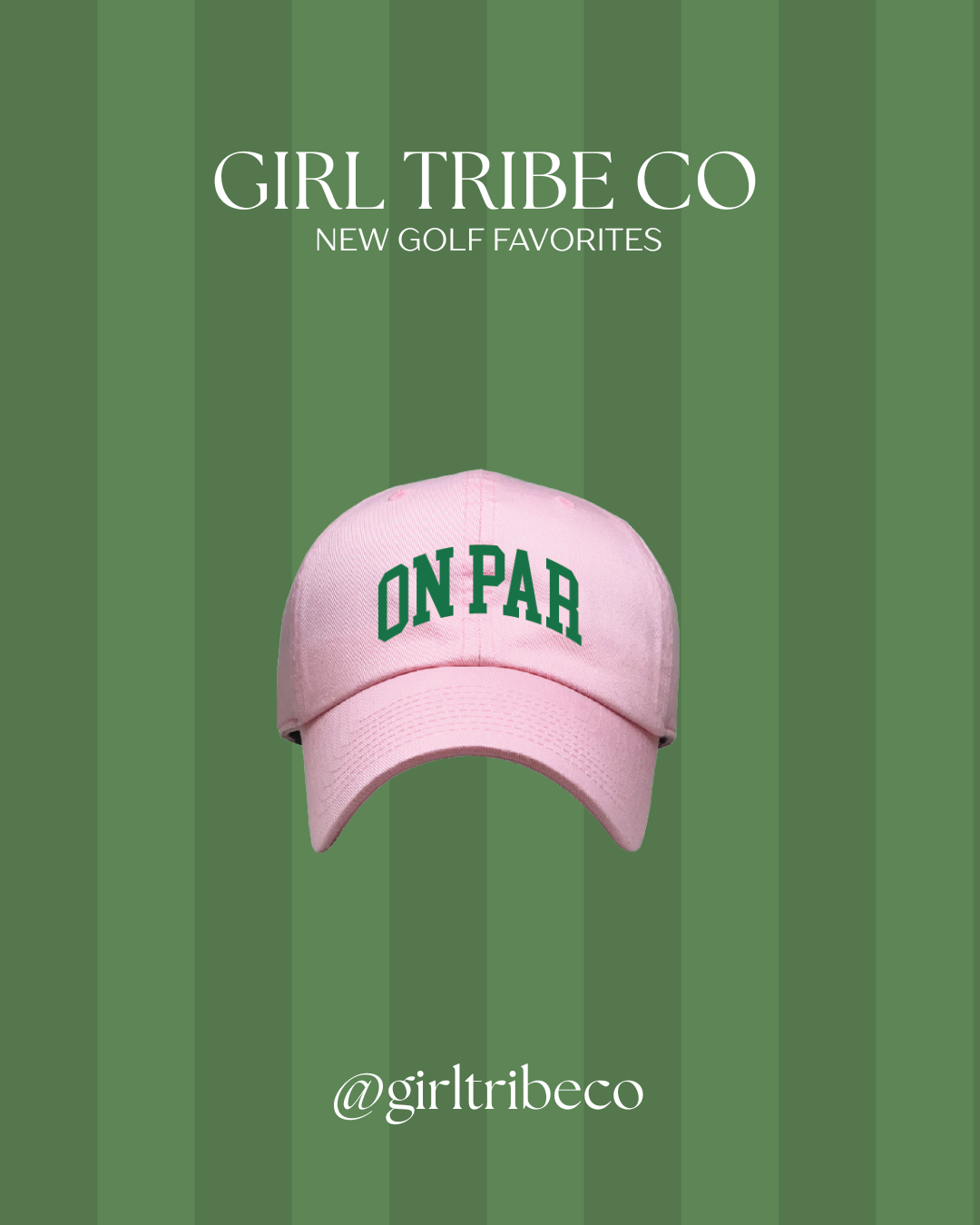 On Par Women's Golf Hat in Pink