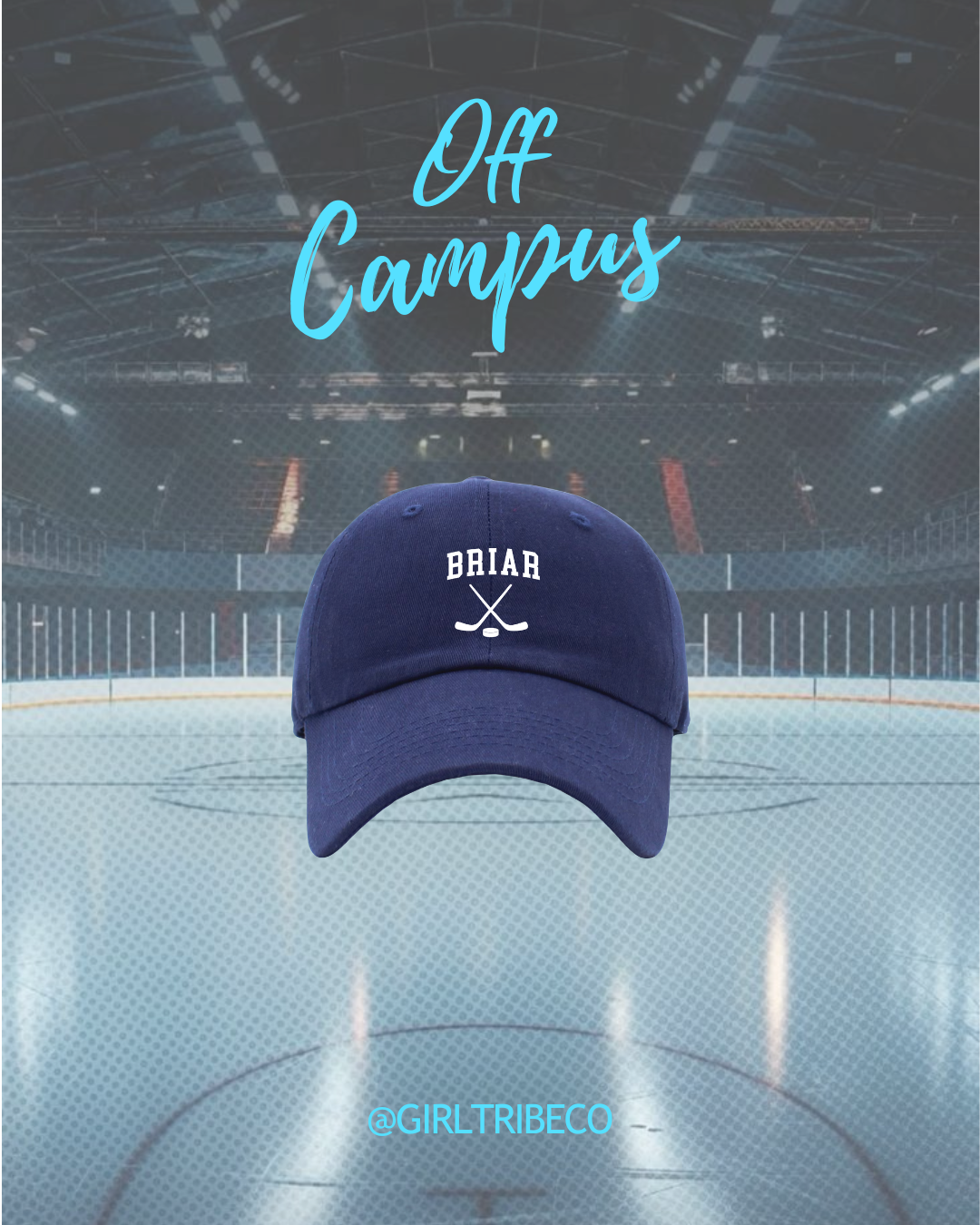 Briar University Embroidered Navy Hat