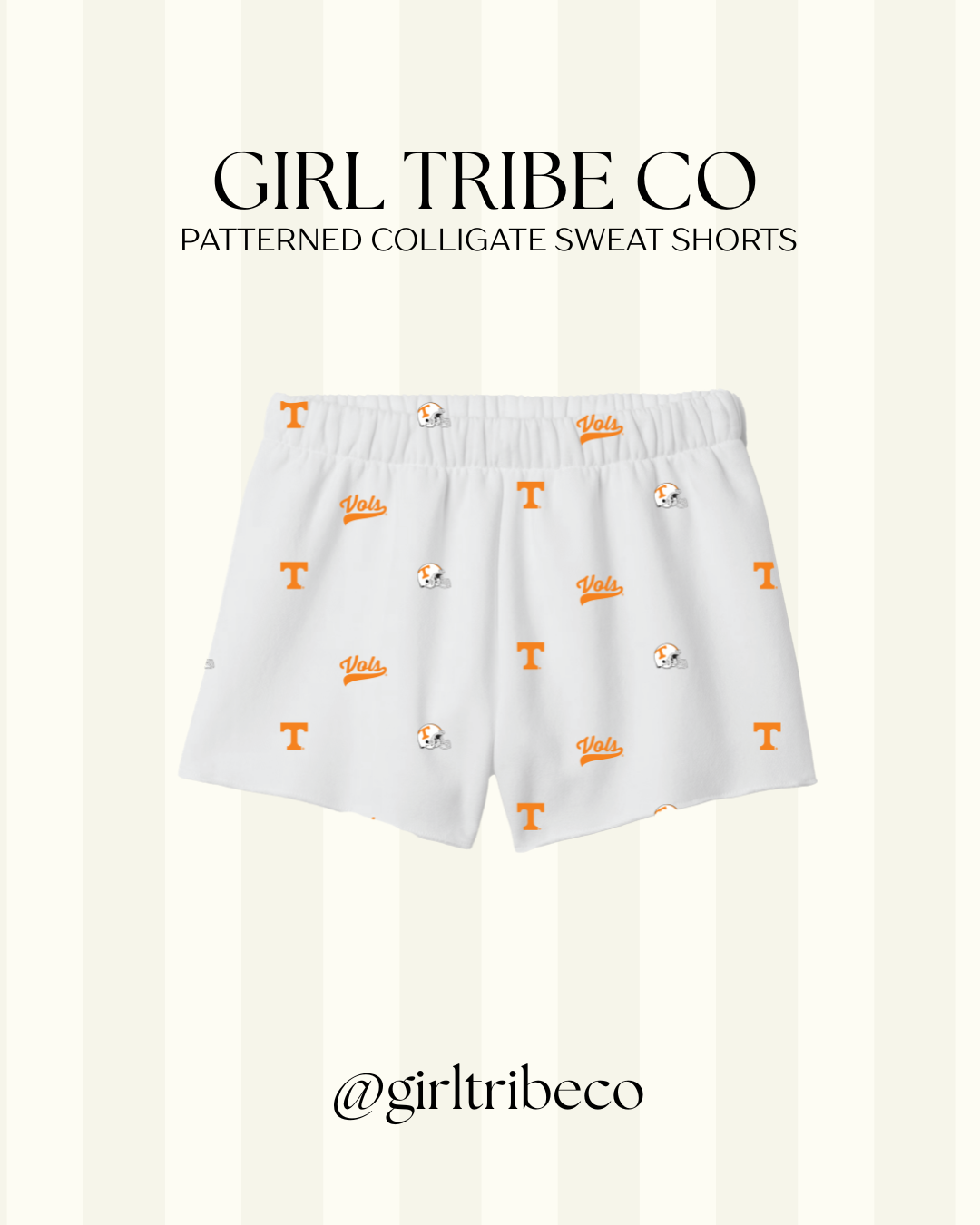 University of Tennessee Logo Embroidered Shorts