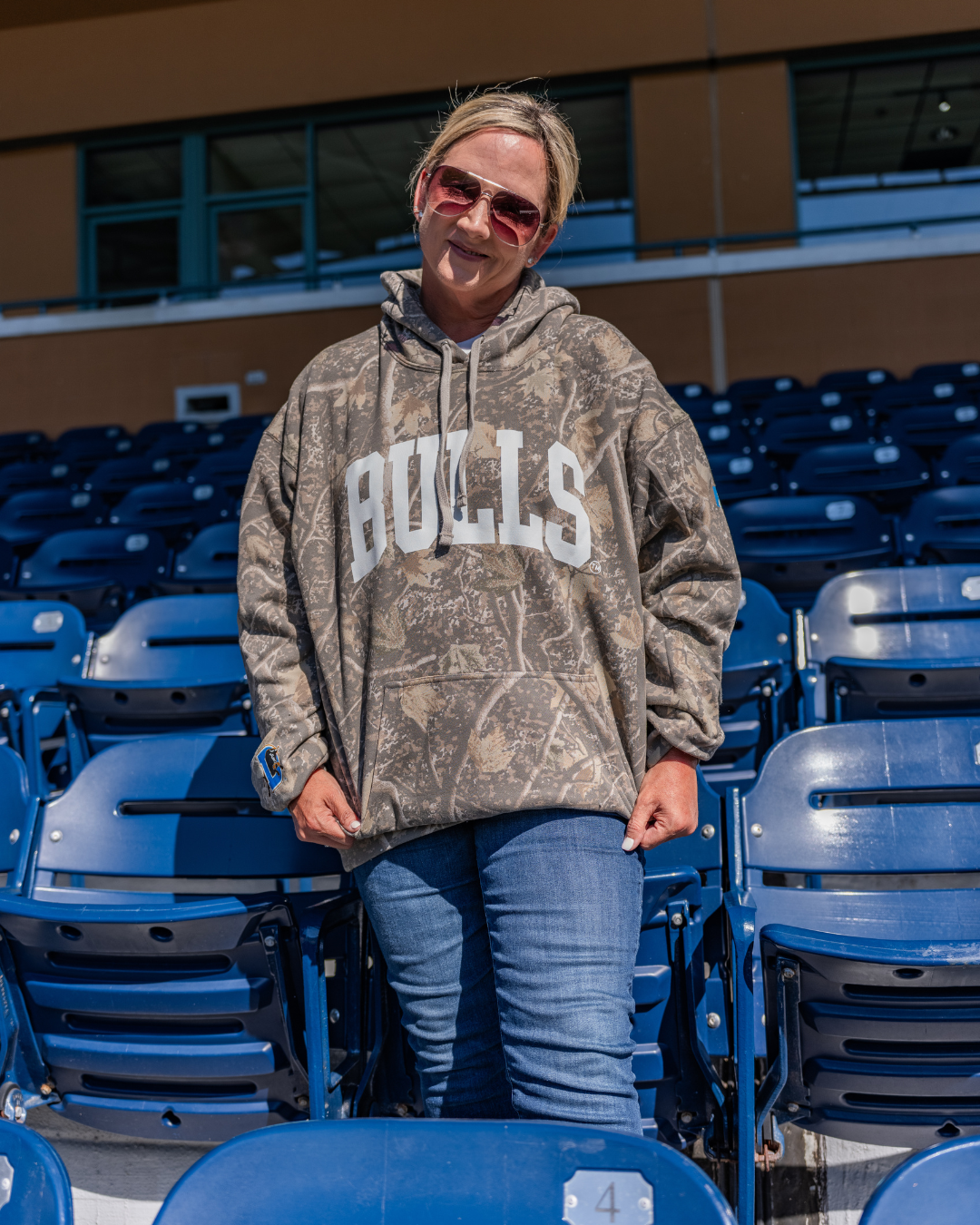 Durham Bulls x Girl Tribe Co Camo Hoodie