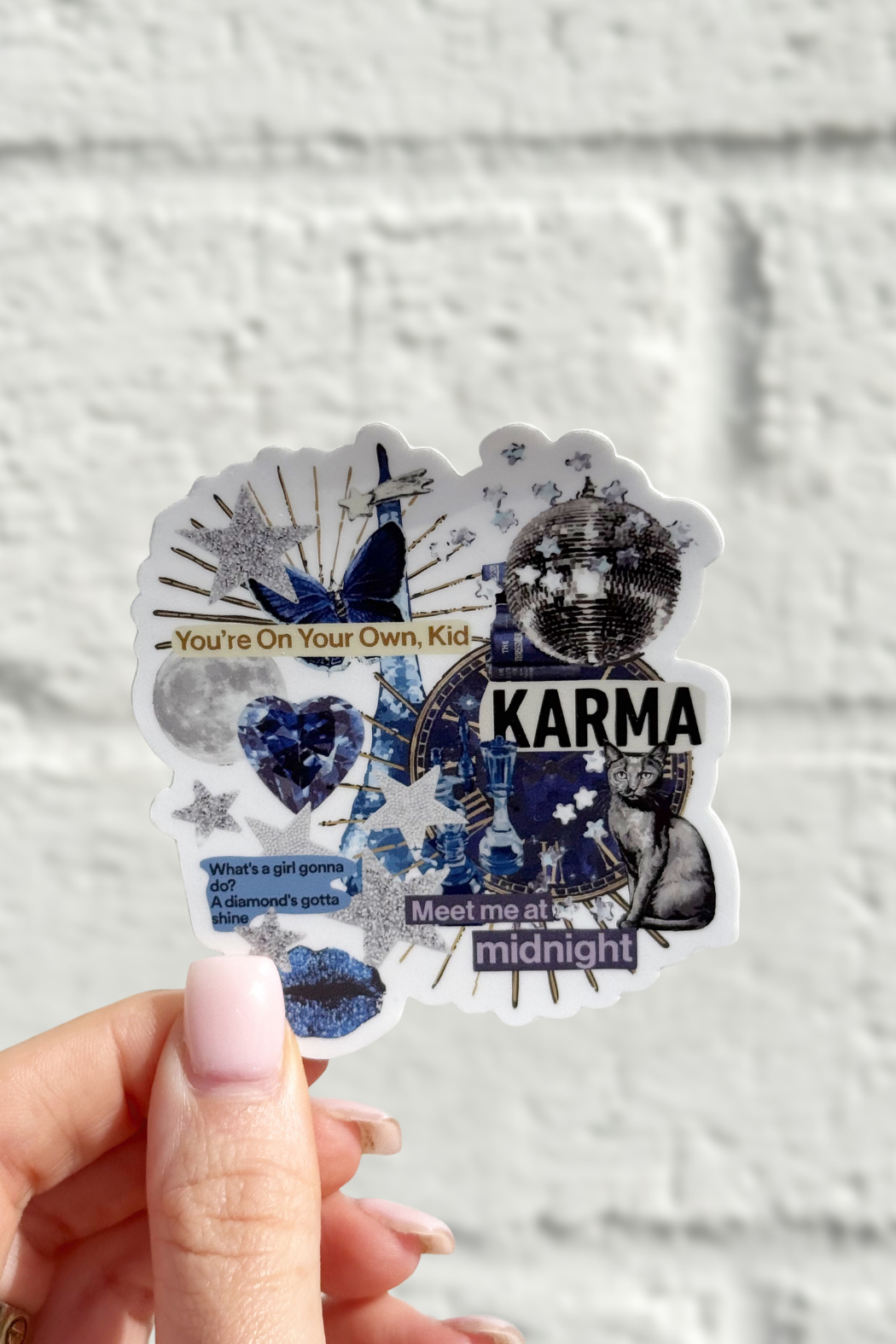 Karma Collage Sticker