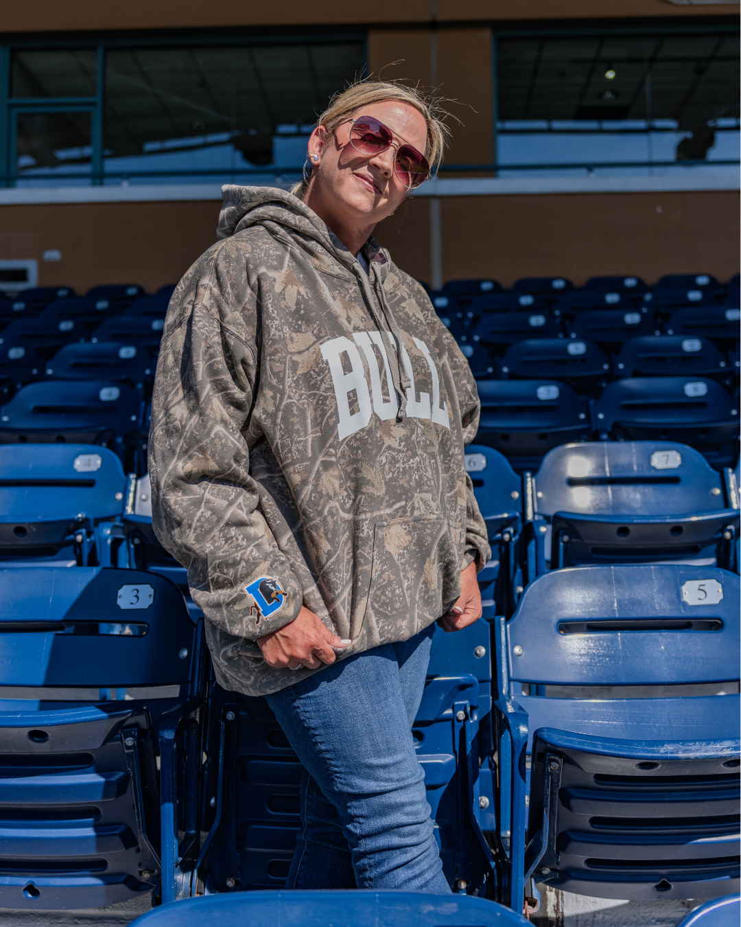 Durham Bulls x Girl Tribe Co Camo Hoodie