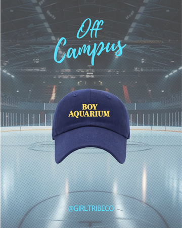 Boy Aquarium Embroidered Navy Hat