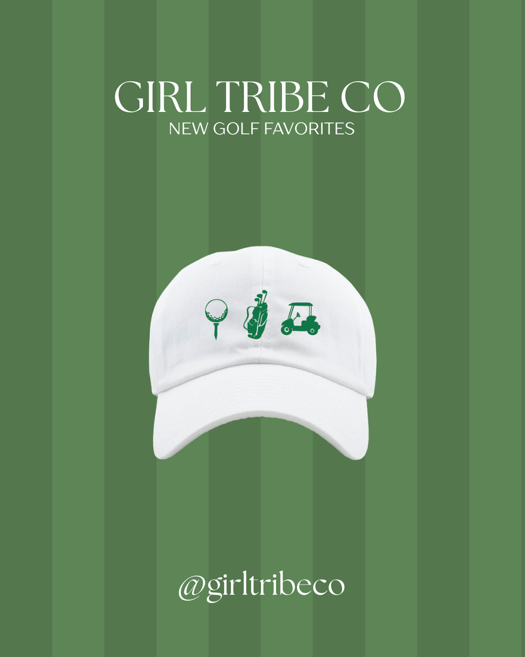 Golf Icons Hat in White