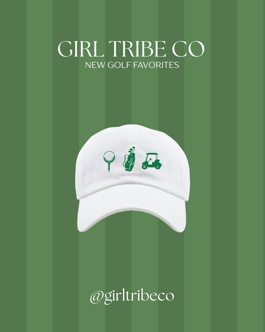 Golf Icons Hat in White