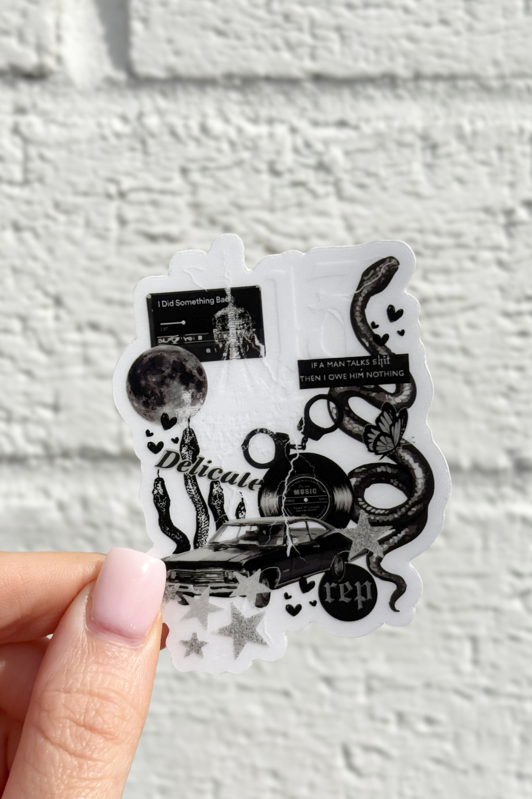 Delicate Collage Sticker