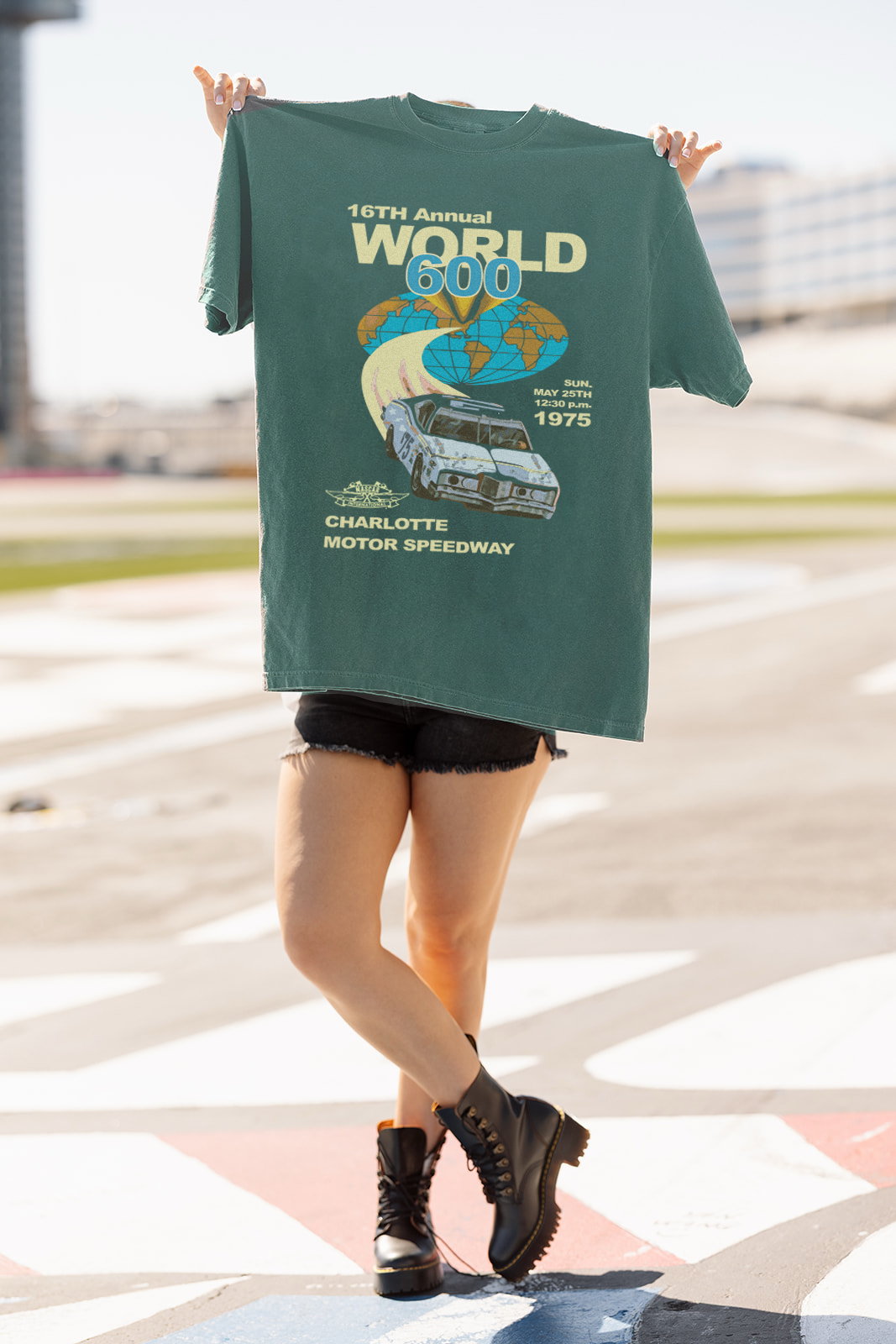 16TH Annual World 600 Tee- Girl Tribe Co. NASCAR X Girl Tribe 