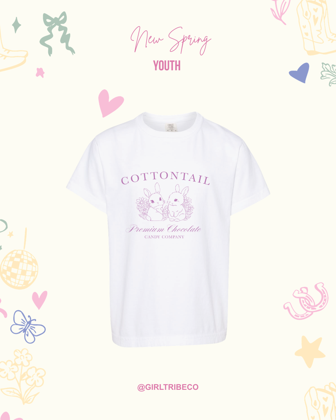 Youth Cottontail Candy Co Tee