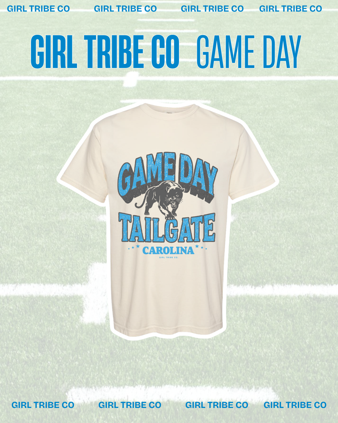Game Day Tailgate Tee in Ivory
