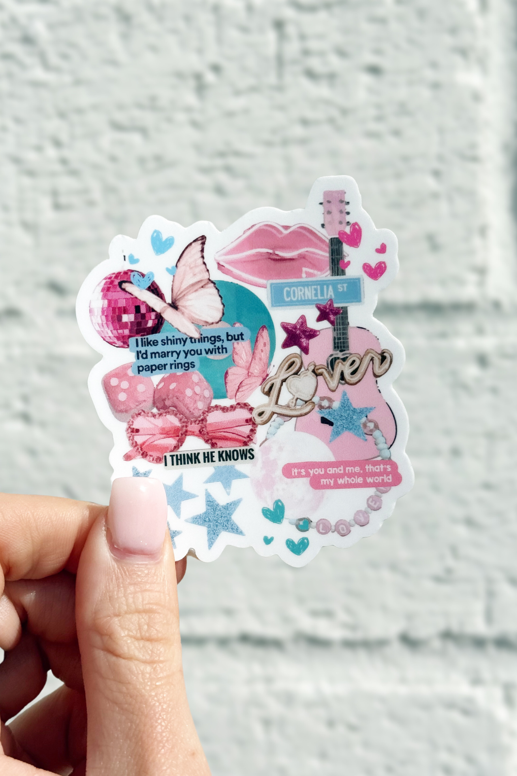 Cornelia Collage Sticker