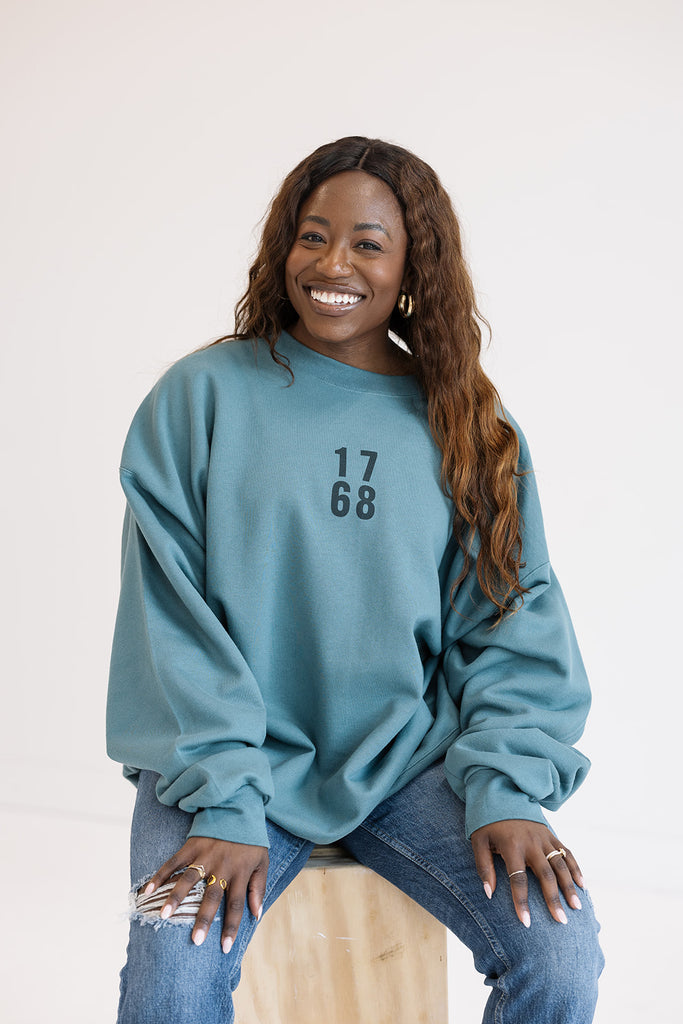 1798 Charlotte Sweatshirt- Girl Tribe Co. Charlotte Collection 