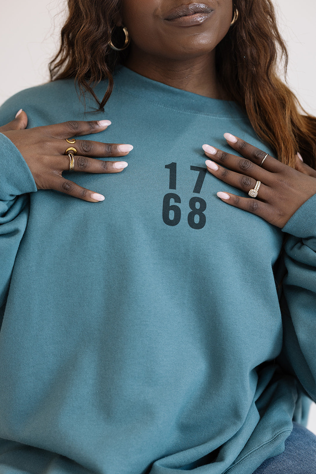 1798 Charlotte Sweatshirt- Girl Tribe Co. Charlotte Collection 