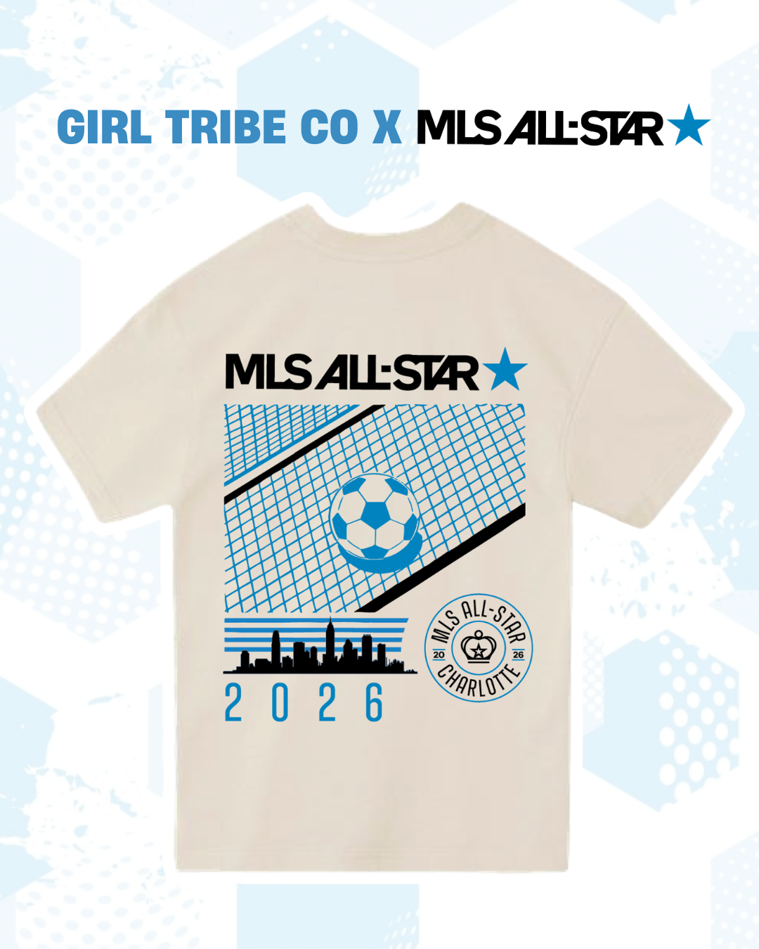 MLS All Star x Girl Tribe Co Ivory Adult Tee