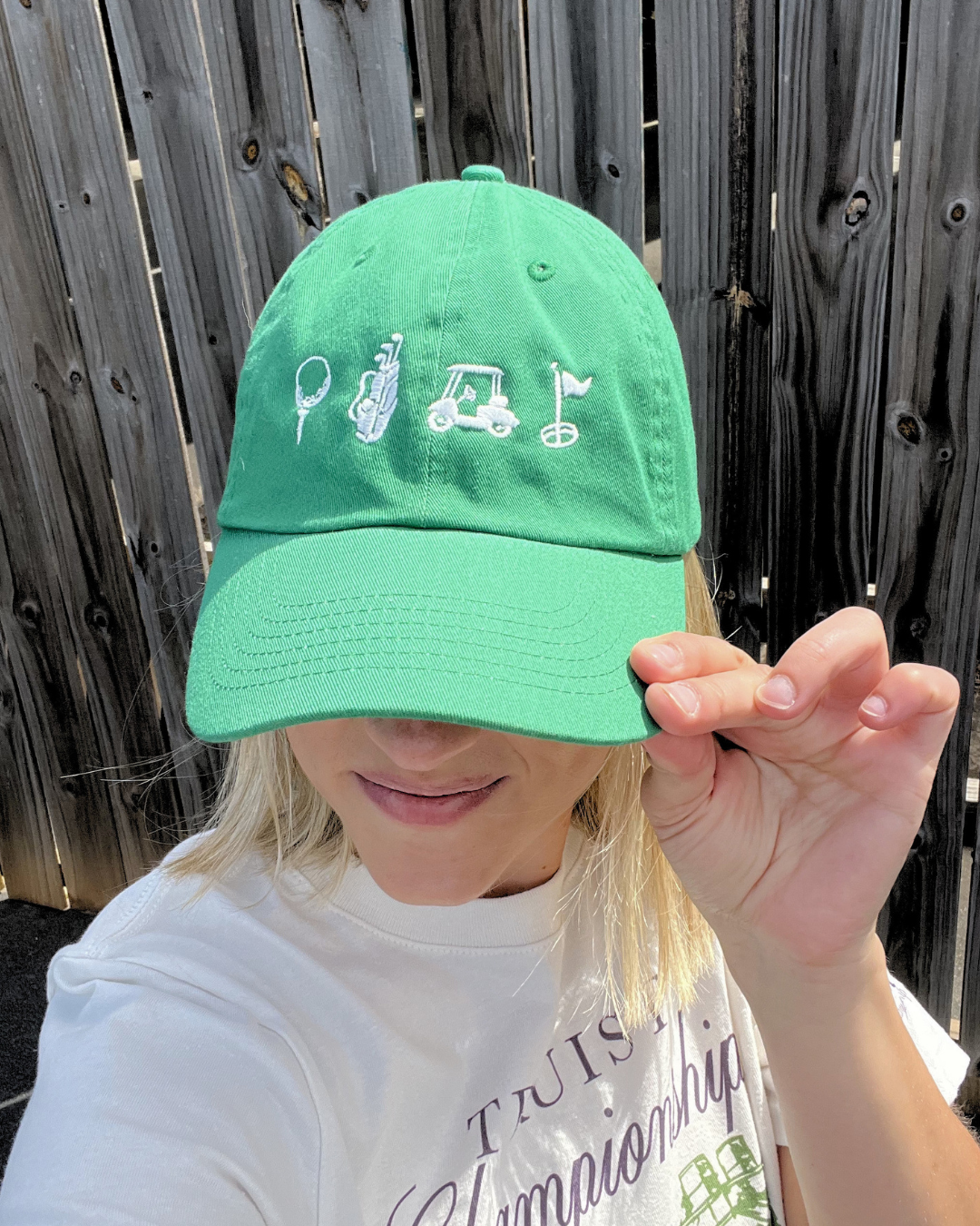 Golf Icons Hat in Kelly Green