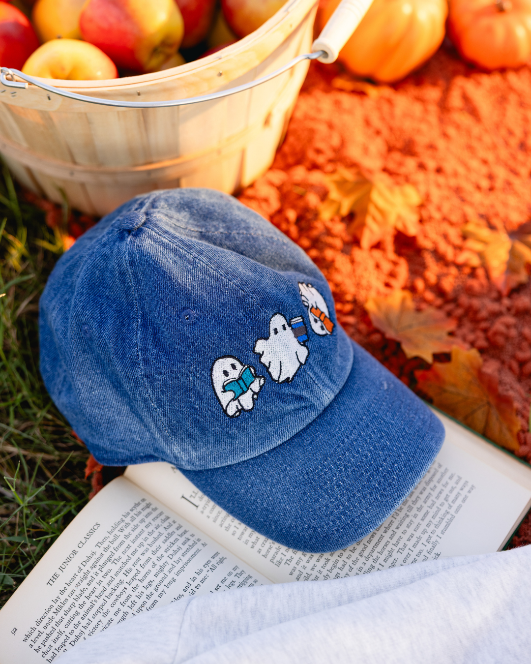 Spooktok Ghosts Embroidered Hat