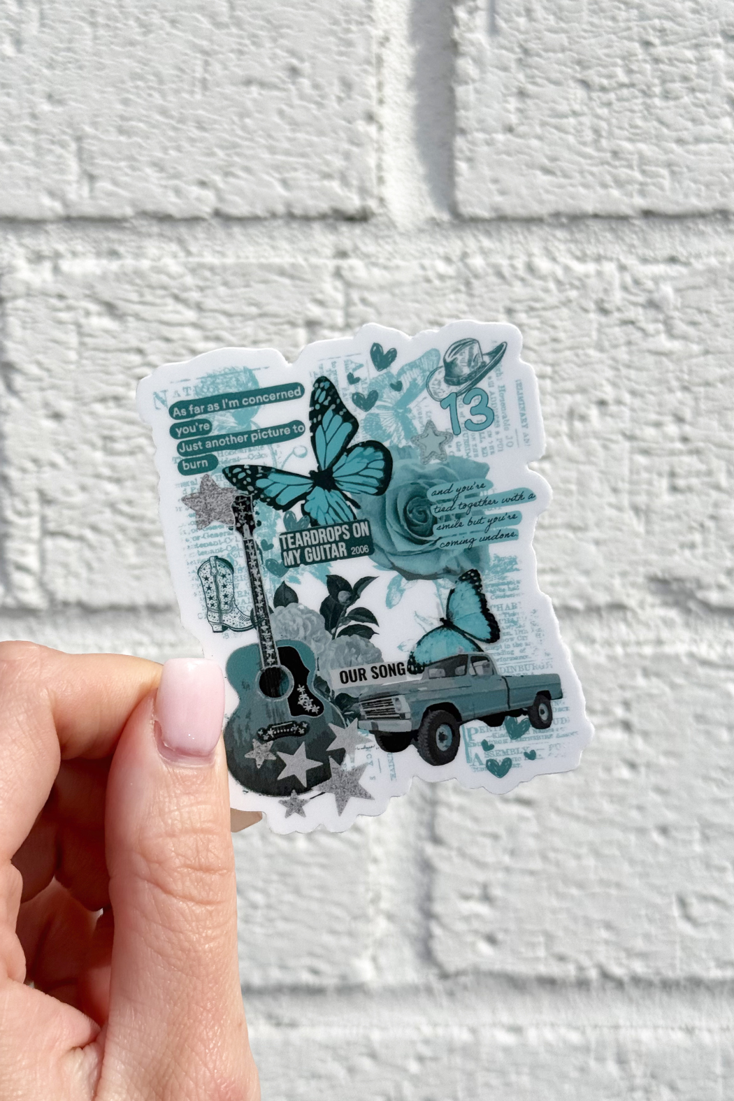 Debut Collage Sticker