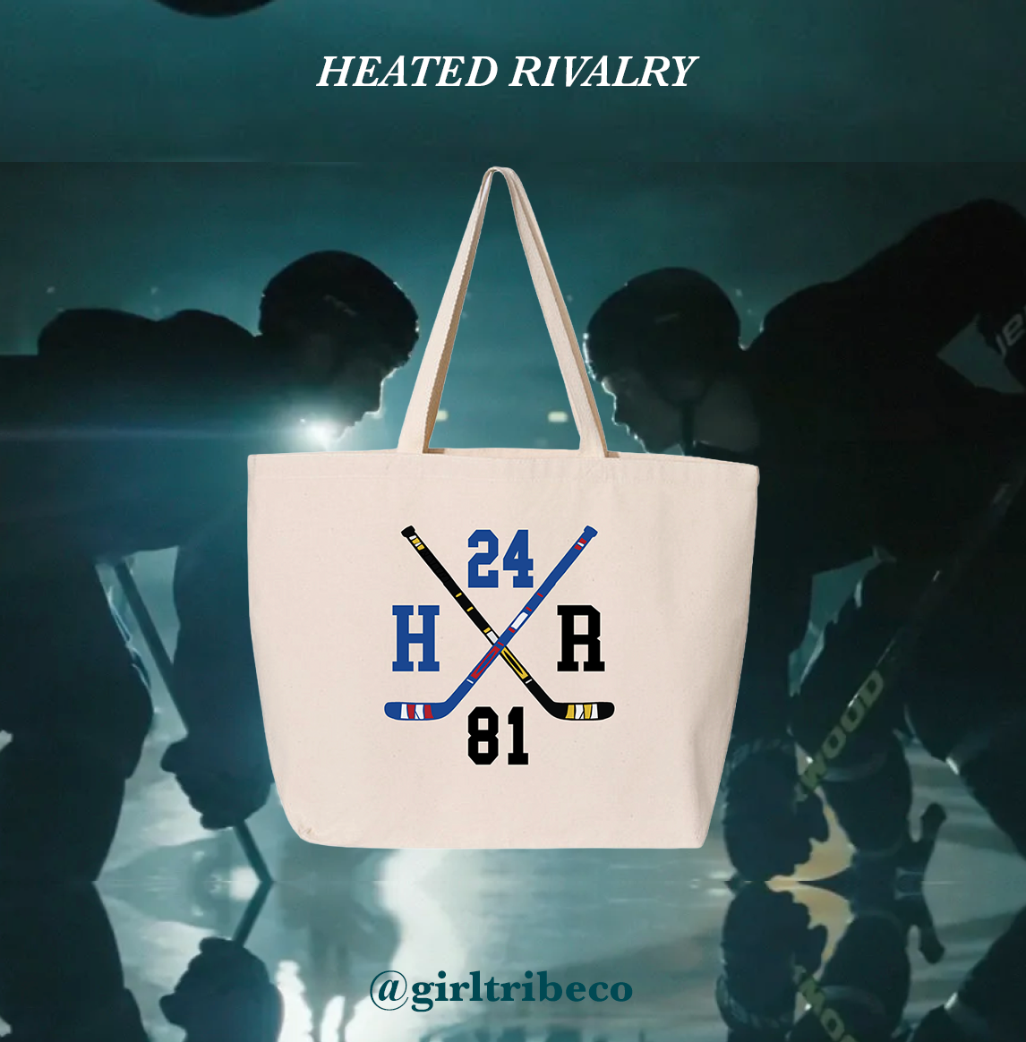 24 x 81 Hockey Sticks Tote