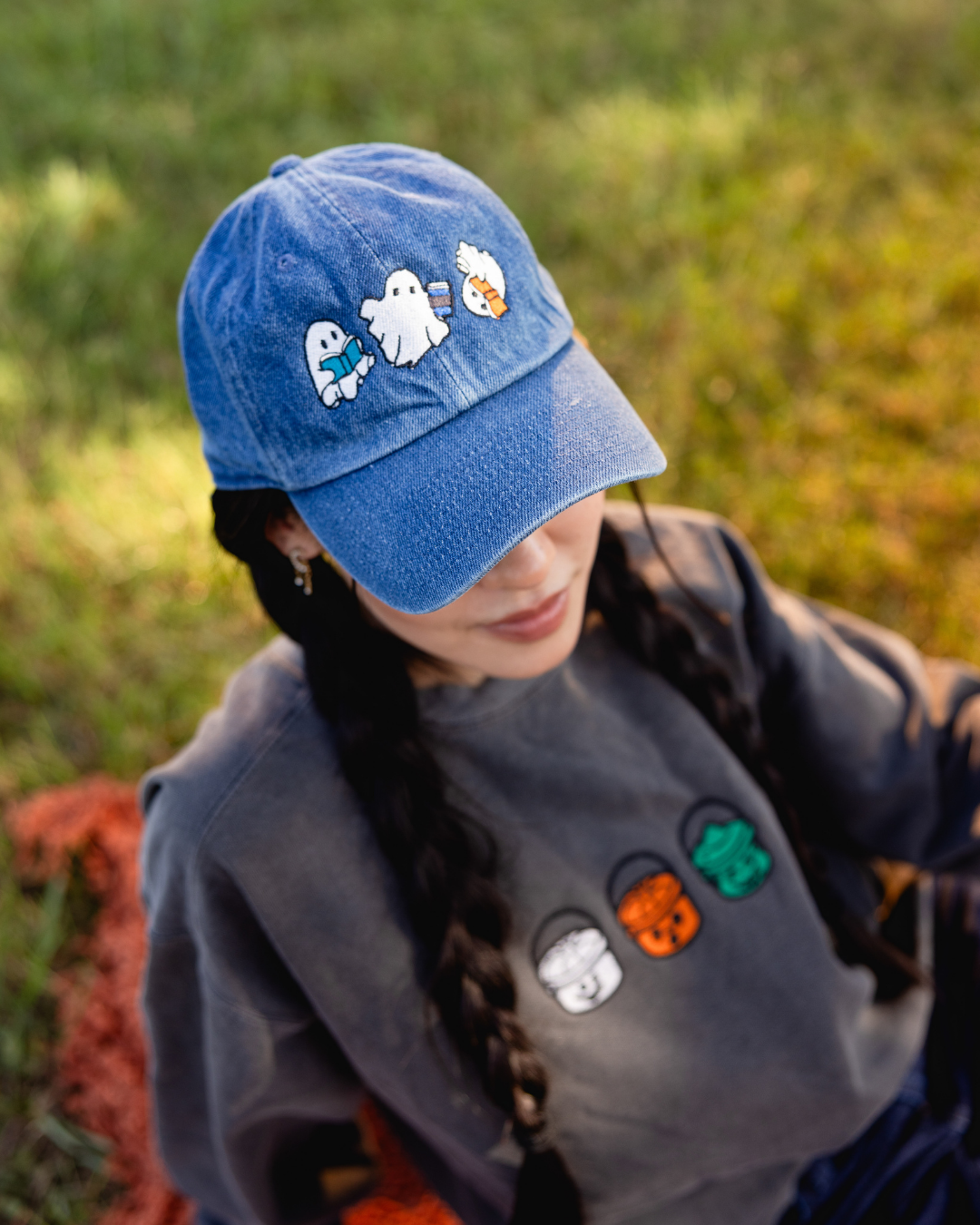 Spooktok Ghosts Embroidered Hat