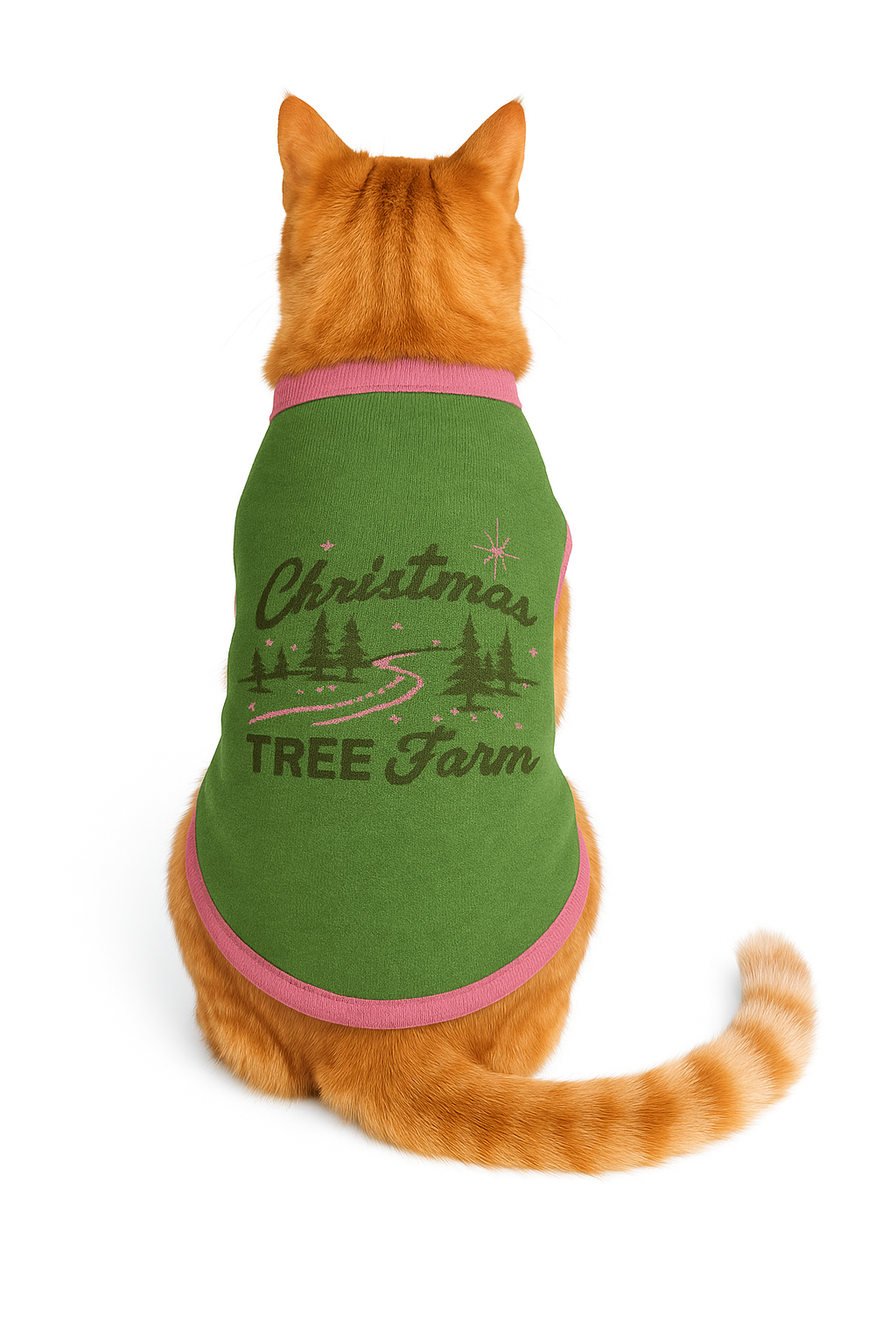 Christmas Tree Farm Knitted pet sweater