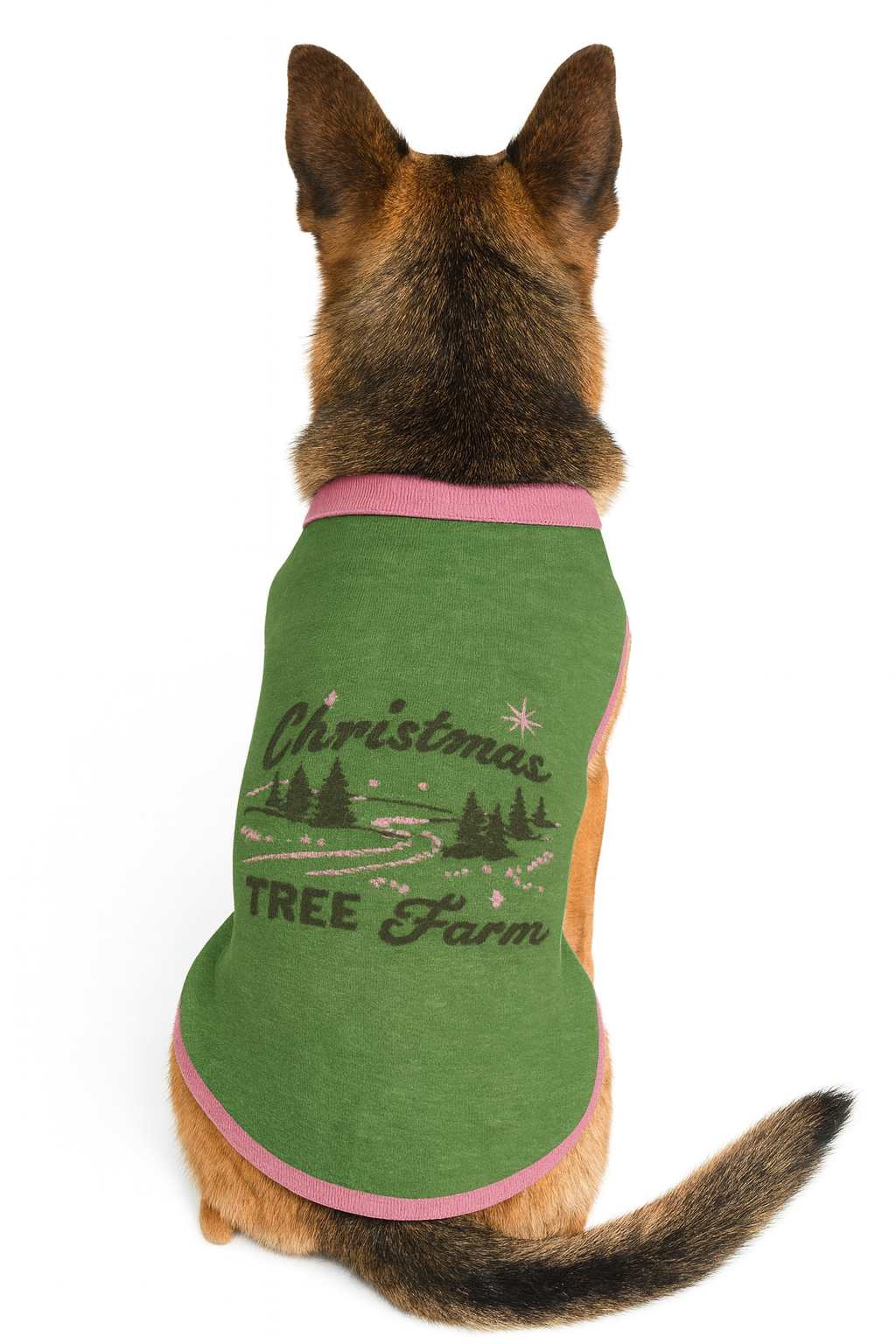 Christmas Tree Farm Knitted pet sweater