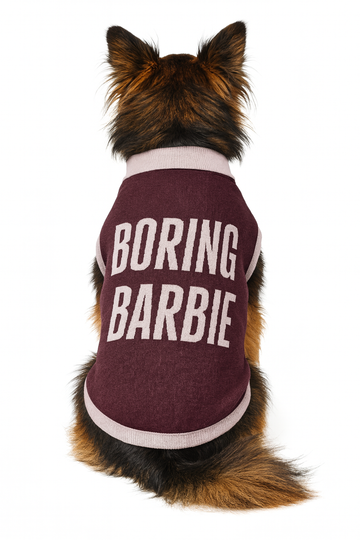 Boring Barbie Knitted pet sweater