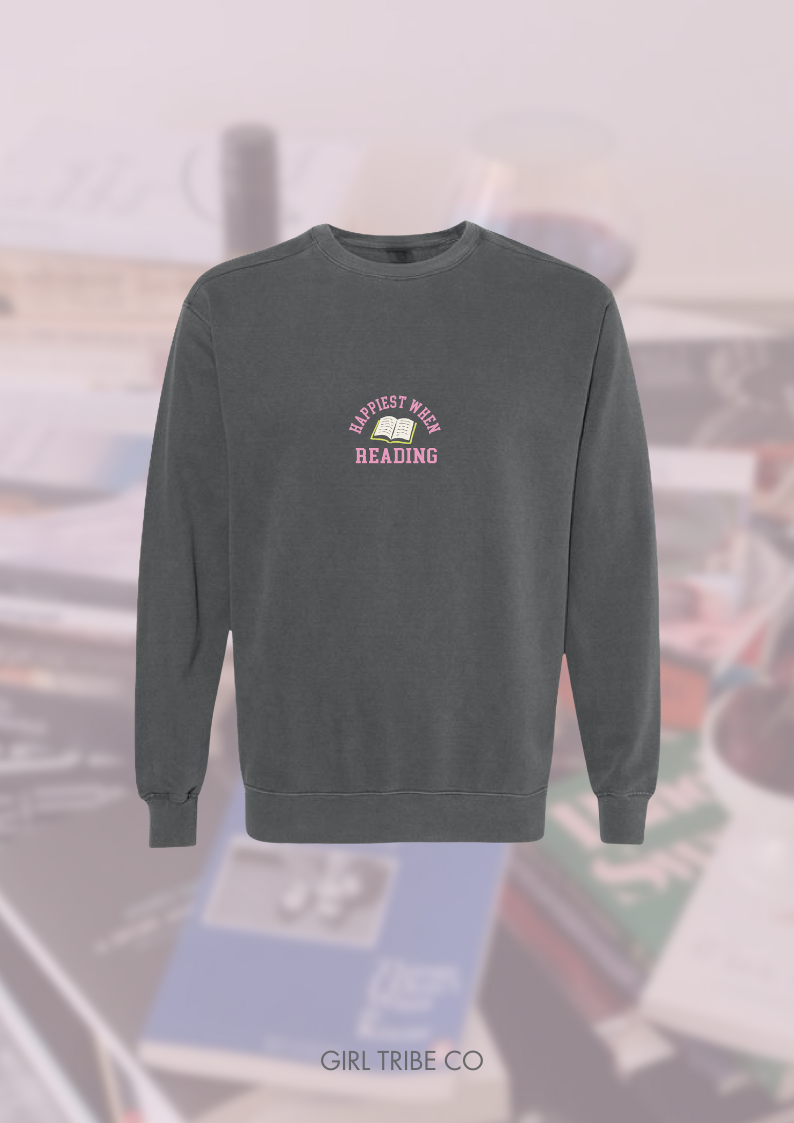 Happiest When Reading Sweatshirt