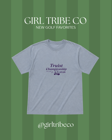 Truist Gray Crop Tee in Blue Mist