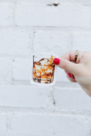 Old Fashioned Cocktail Sticker