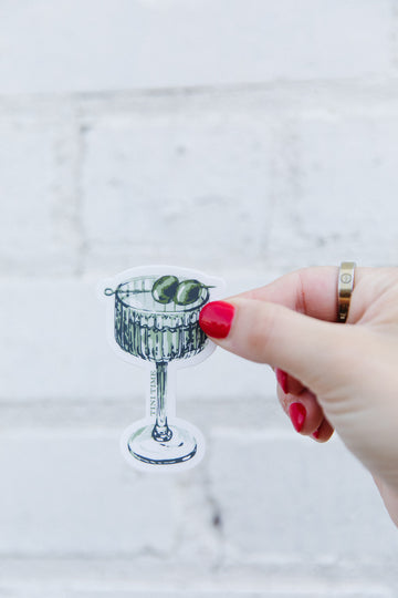Dirty Martini Cocktail Sticker