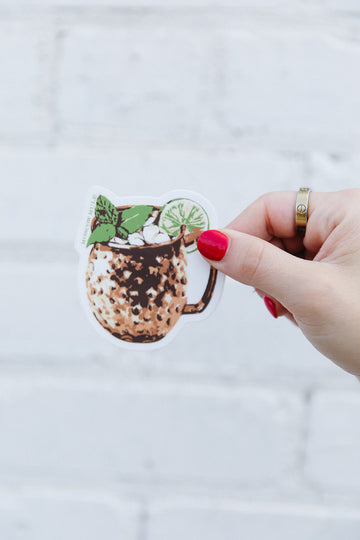 Moscow Mule Cocktail Sticker