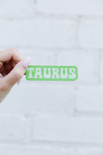 Taurus Zodiac Sticker
